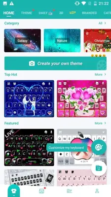 Kika Keyboard android App screenshot 1